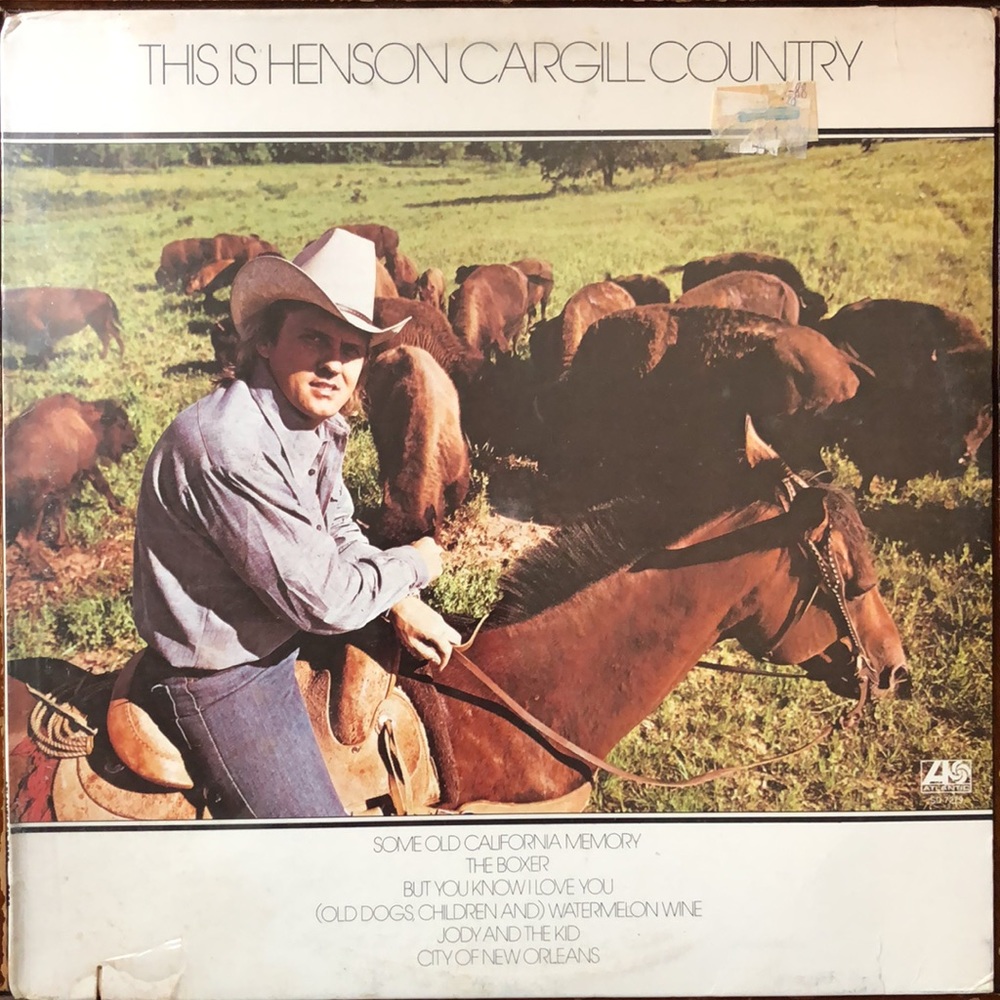 This Is Henson Cargill Country Vinyl Lp '73 *Unopened Original Seal